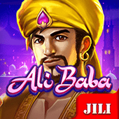 Ali Baba game cover art with Arabian thief theme