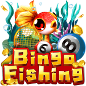 Bingo Fishing game icon with bingo ball sea artwork