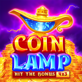 Coin Lamp game icon with lamp and coins artwork