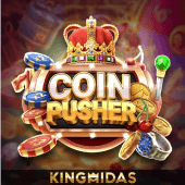 Coin Pusher game icon with stacked coins artwork