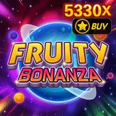 Fruity Bonanza game icon with fruit reel artwork