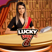 Lucky 7 game icon with lucky seven dice artwork