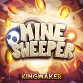 Minesweeper game icon with grid and mine artwork