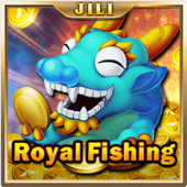 Royal Fishing game icon with royal catch artwork